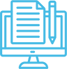 Solid light blue background used as a decorative color block.