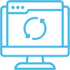 Solid light-blue color block (cyan) used as a background element